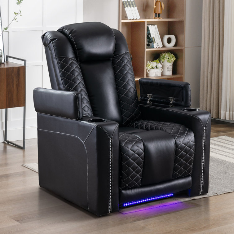 Wayfair recliners 2025 with cup holders